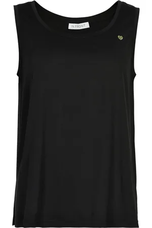 In Front Mujer, Camisetas, Negro, Talla: 2XL