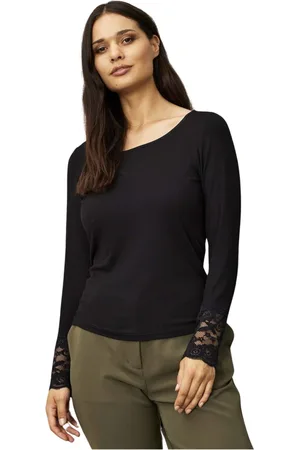 In Front Mujer, Camisetas, Negro, Talla: S