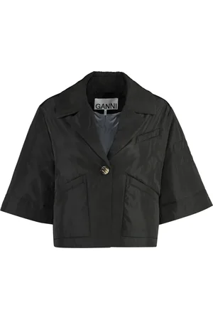 Ganni Mujer, Chaquetas, Negro, Talla: L