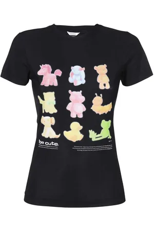 Eytys Mujer, Camisetas, Negro, Talla: 2XL