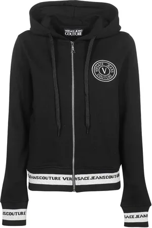 VERSACE Mujer, Sudaderas, Negro, Talla: S
