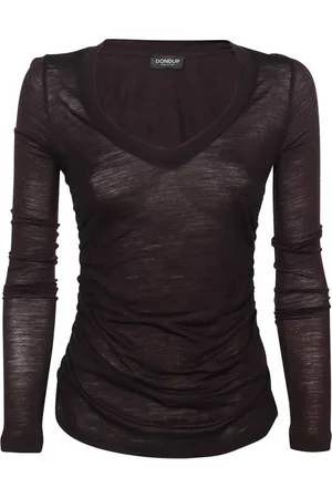 Dondup Mujer, Camisetas, Púrpura, Talla: M