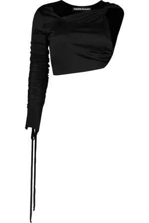 ANDREA ADAMO Mujer, Camisetas, Negro, Talla: M