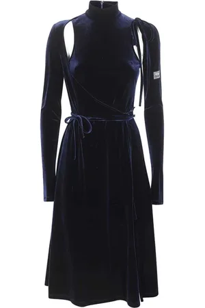 VERSACE Mujer, Vestidos, Azul, Talla: 2XS