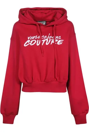 VERSACE Mujer, Sudaderas, Rojo, Talla: S