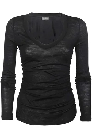 Dondup Mujer, Camisetas, Negro, Talla: L