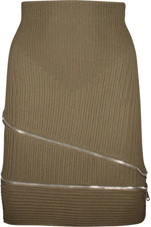 ANDREA ADAMO Mujer, Faldas, Verde, Talla: M