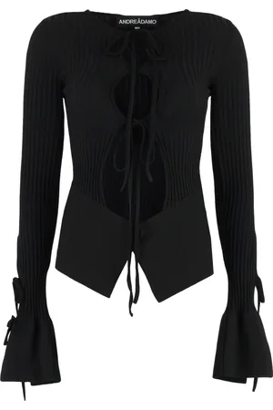 ANDREA ADAMO Mujer, Jerseys, Negro, Talla: L