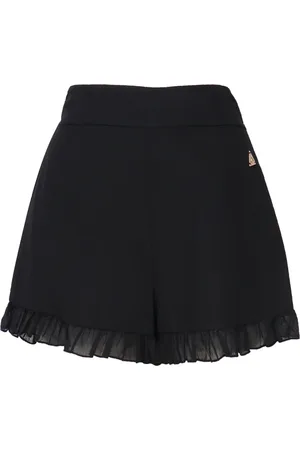 AKEP Mujer, Pantalones cortos, Negro, Talla: S