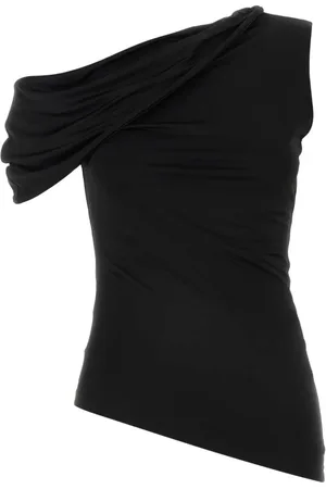Alexander McQueen Mujer, Camisetas, Negro, Talla: S