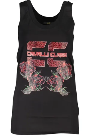 Roberto Cavalli Mujer, Camisetas, Negro, Talla: S