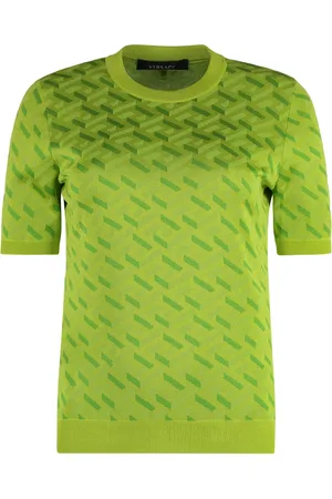VERSACE Mujer, Camisetas, Verde, Talla: XS