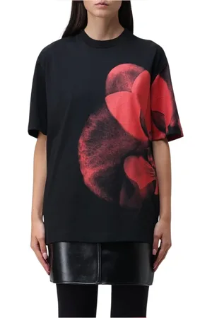 Alexander McQueen Mujer, Camisetas, Negro, Talla: 3XS