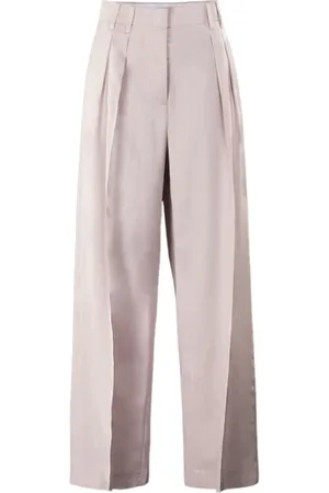 MOORER Mujer, Pantalones, Marrón, Talla: S