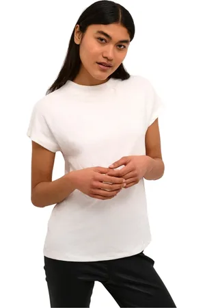 Karen by Simonsen Mujer, Camisetas, Blanco, Talla: L