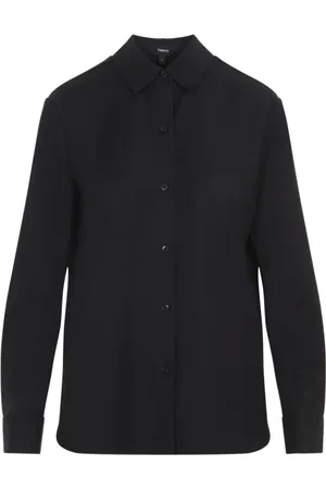 THEORY Mujer, Blusas y Camisas, Negro, Talla: M