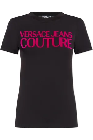 VERSACE Mujer, Camisetas, Negro, Talla: S