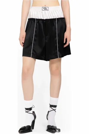 SSHEENA Mujer, Pantalones cortos, Negro, Talla: S