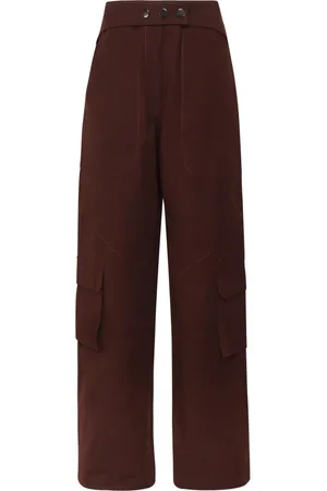 Andamane Mujer, Pantalones, Marrón, Talla: M