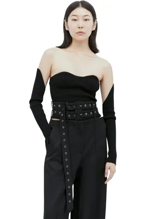 Rokh Mujer, Camisetas, Negro, Talla: M