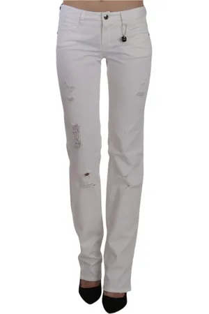 Costume National Mujer, Vaqueros, Blanco, Talla: W26