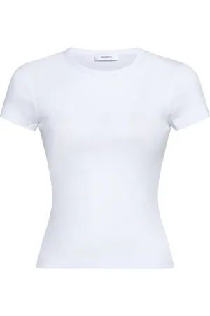 WARDROBE.NYC Mujer, Camisetas, Blanco, Talla: L