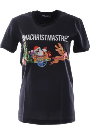 Dolce & Gabbana Mujer, Camisetas, Azul, Talla: 3XS