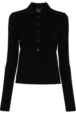 Pinko Mujer, Camisetas, Negro, Talla: M