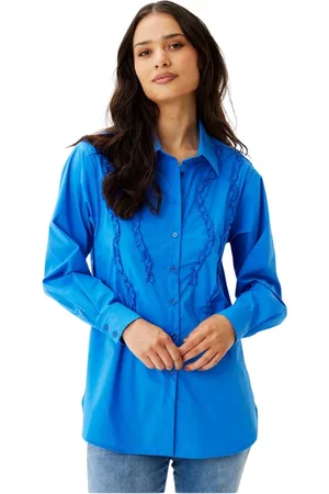 In Front Mujer, Blusas y Camisas, Azul, Talla: S