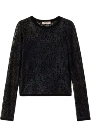 Twin-Set Mujer, Camisetas, Negro, Talla: L