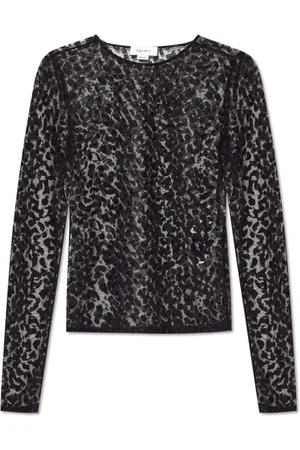 Alexander McQueen Mujer, Camisetas, Negro, Talla: S