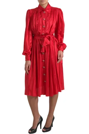 Dolce & Gabbana Mujer, Vestidos, Rojo, Talla: L