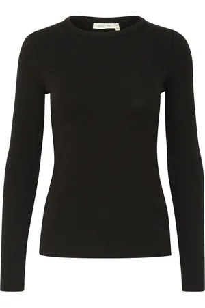 INWEAR Mujer, Camisetas, Negro, Talla: XS