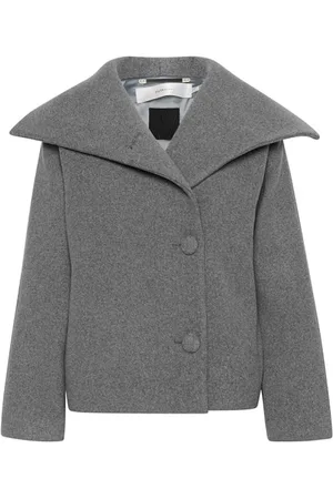 INWEAR Mujer, Abrigos, Gris, Talla: 2XL
