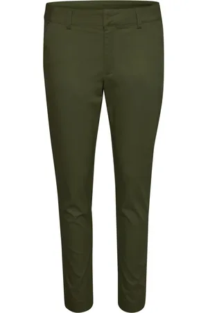 Kaffe Mujer, Pantalones, Verde, Talla: XL