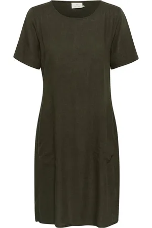 Kaffe Mujer, Vestidos, Verde, Talla: XL