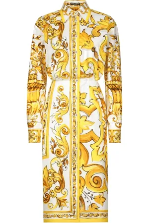 Dolce & Gabbana Mujer, Vestidos, Amarillo, Talla: M