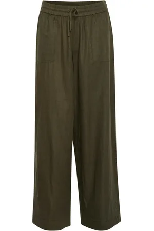 Kaffe Mujer, Pantalones, Verde, Talla: XL