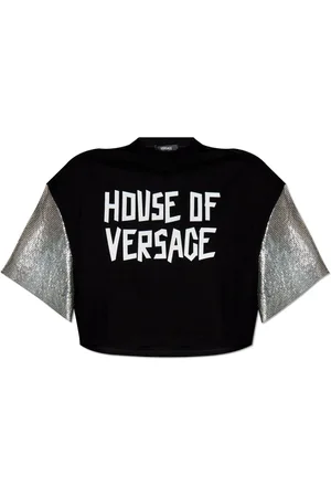 VERSACE Mujer, Camisetas, Negro, Talla: XS