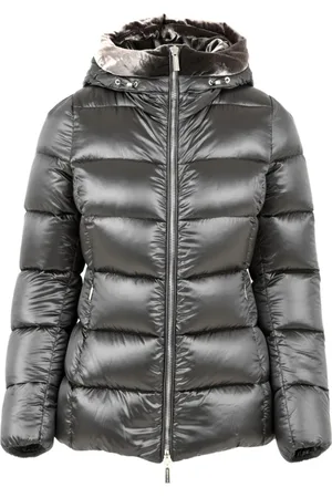 MOORER Mujer, Chaquetas, Gris, Talla: S