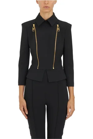 Elisabetta Franchi Mujer, Chaquetas, Negro, Talla: S