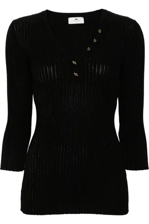 Elisabetta Franchi Mujer, Jerseys, Negro, Talla: L
