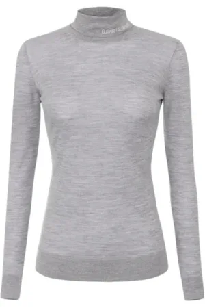 Elisabetta Franchi Mujer, Jerseys, Gris, Talla: L