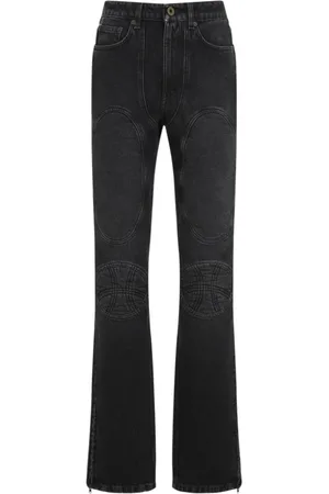 Jean Paul Gaultier Mujer, Vaqueros, Negro, Talla: W25