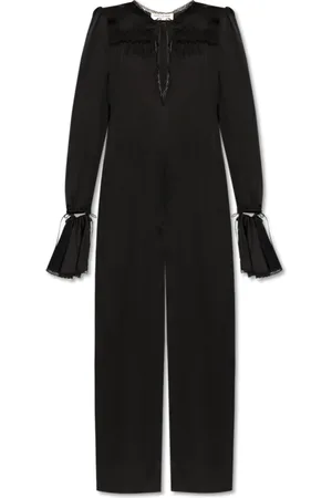 Saint Laurent Mujer, Monos, Negro, Talla: L