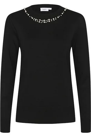 Saint Tropez Mujer, Jerseys, Negro, Talla: M