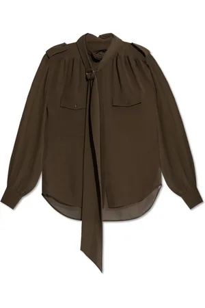 Chloé Mujer, Blusas y Camisas, Verde, Talla: S