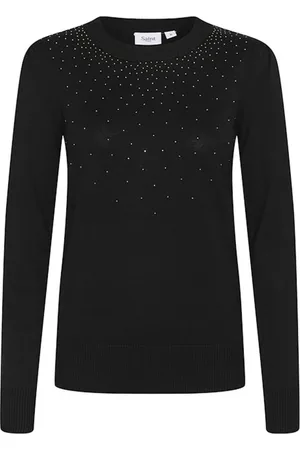 Saint Tropez Mujer, Jerseys, Negro, Talla: M