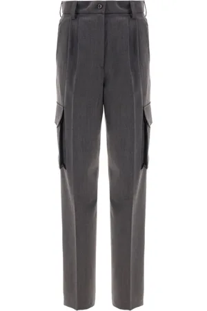 HERNO Mujer, Pantalones, Gris, Talla: M