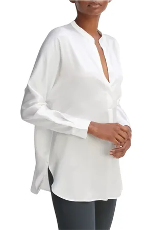 Vince Mujer, Blusas y Camisas, Blanco, Talla: L